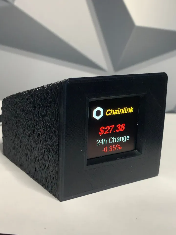Color Crypto Coin Price Ticker Display WiFi