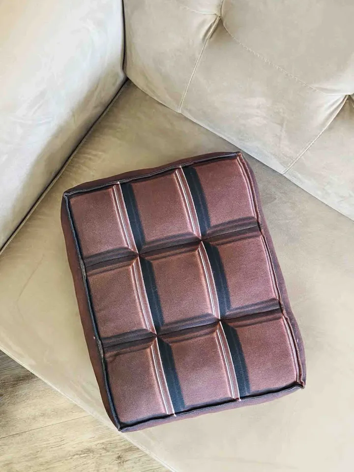 Chocolate pillow / chocolate / decorative chocolate / kids pillow /milk chocolate / funny chocolate /chocolate gifts / chocolate lover