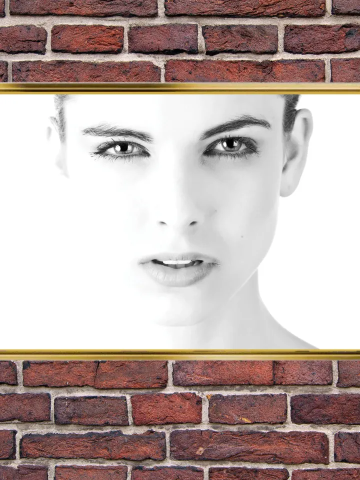 Woman painting Print on Canvas , Floating Frame Option, Modern Wall Art, Extra Large Canvas Wall Art
