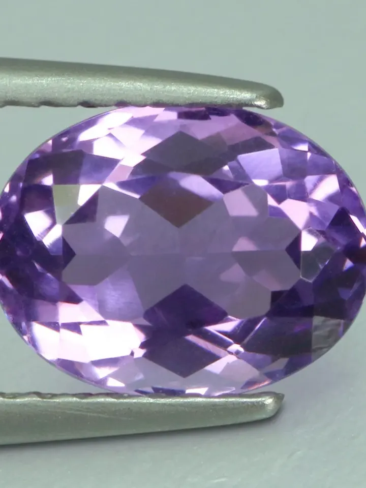 2.10 CT Flawless Sparkling 100% Natural AAA Grade Color Purple Amethyst From Bolivia