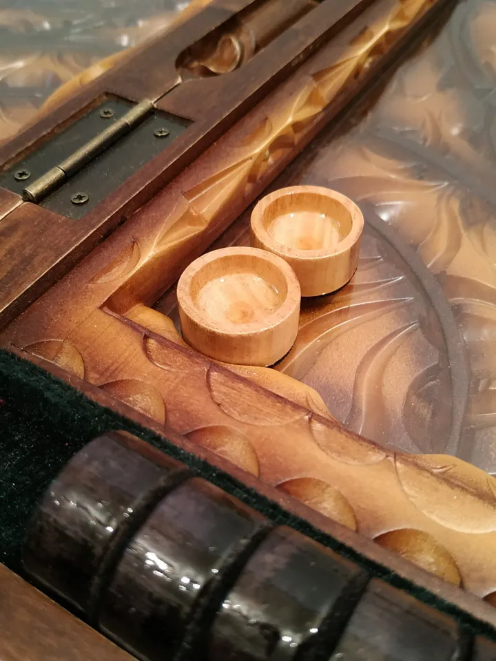 Backgammon board, Father's day gift for husband, Large Backgammon set, Board games woodenbig
