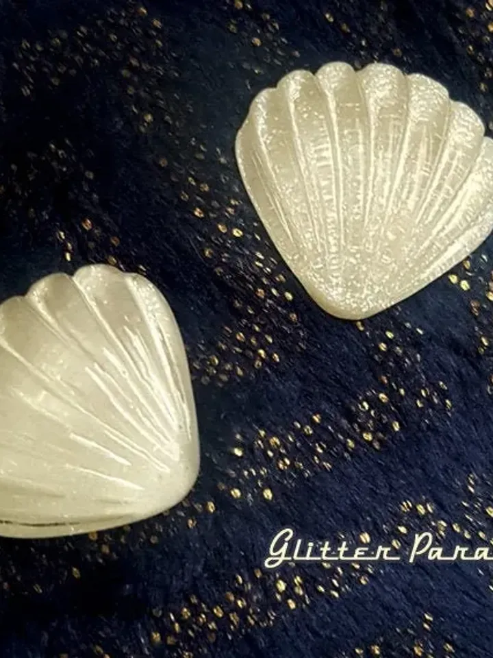 Mother Of Shell - Boucles d'oreilles - Bijoux de Sirène - Bijoux Coquillage Blanc Nacré - Boucles d'Oreilles Coquillages - Glitter Paradise®