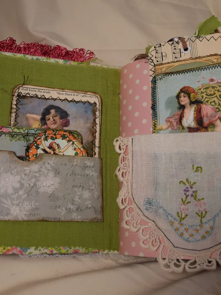 Journal "Gypsy Soul" Repurposed Junk Journal- Recycled Junk Journal