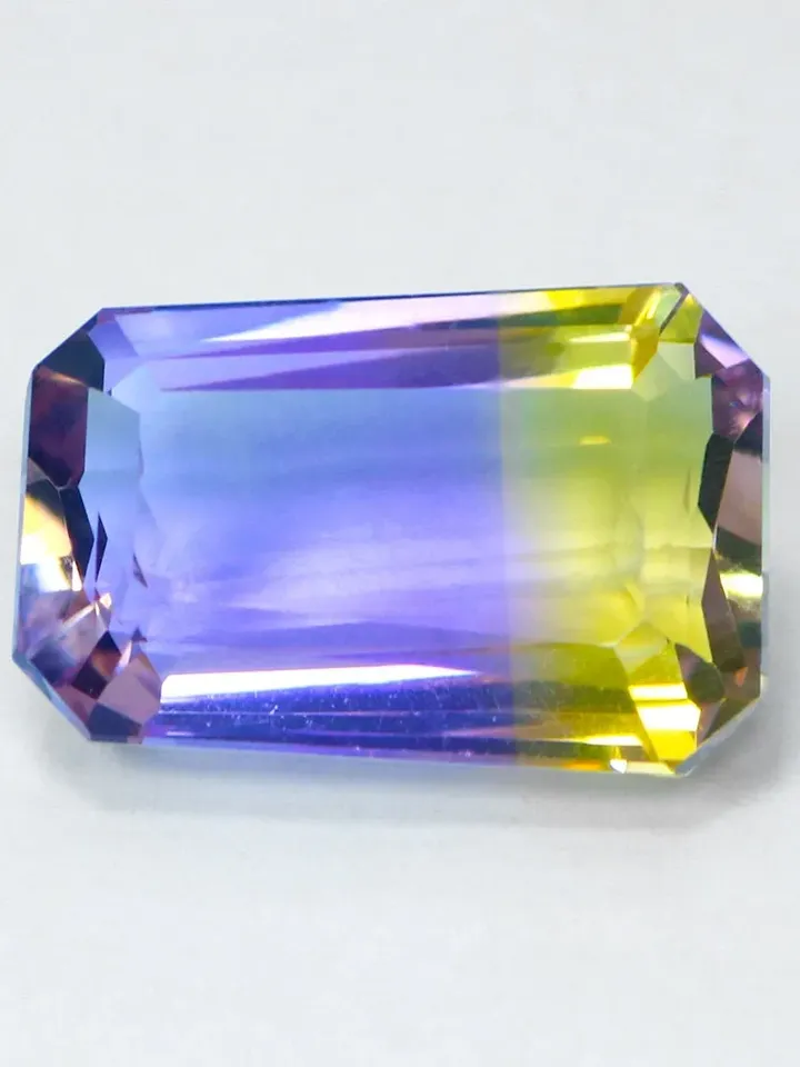 6.54 CT Gorgeous Rare Tapered Baguette Bi Color Unheated 100% Natural Ametrine