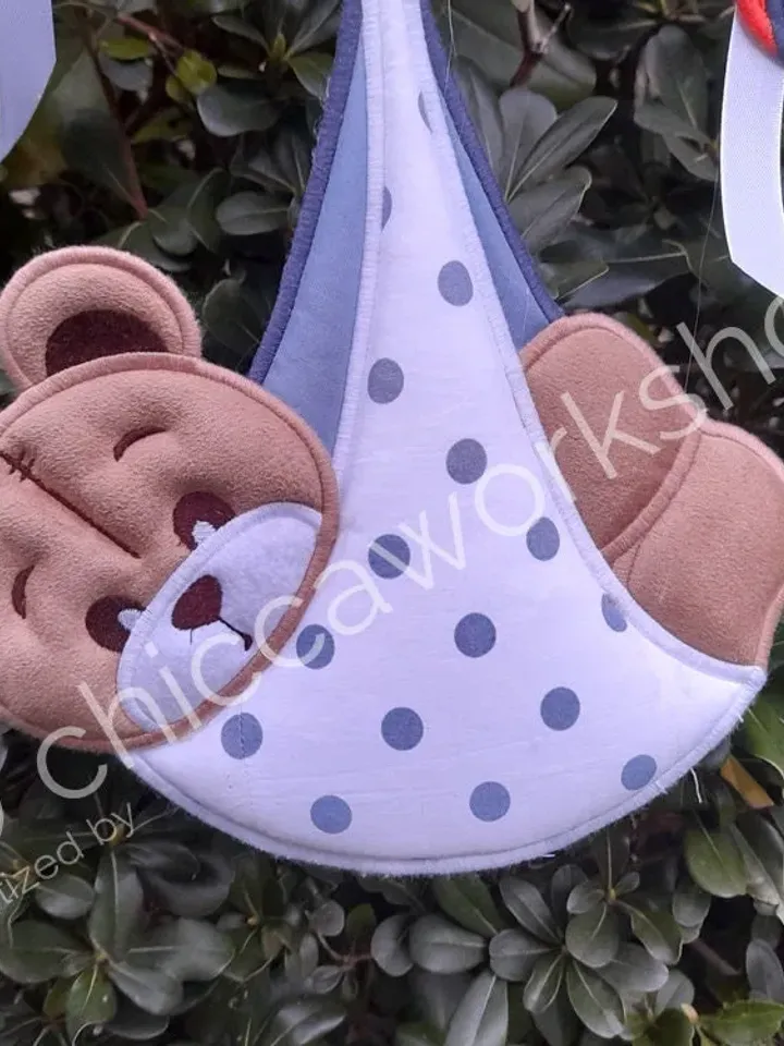 ITH Orso appeso - Ricamo a macchina con tutorial