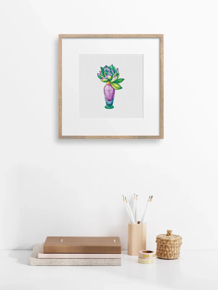Perfumes Cross Stitch Pattern, Bottle Succulent Counted Cross Stitch, Perfume Bottle Modern Decor, Embroidery Needlepoint Сhart