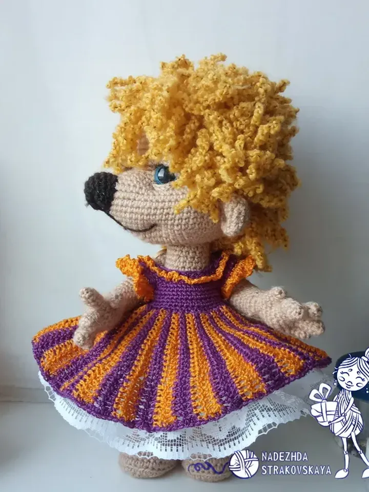 TUTORIAL: Hedgehog Theodora crochet pattern*