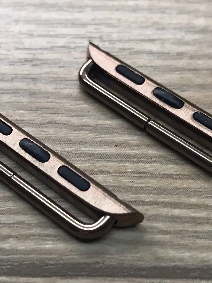 Apple Watch Adapter, Apple Watch band Adapter, Apple Watch Series 6 Stainless Steel Gold, Apple Watch 40mm 44mm 38mm 42mm, FREE SHIPPING