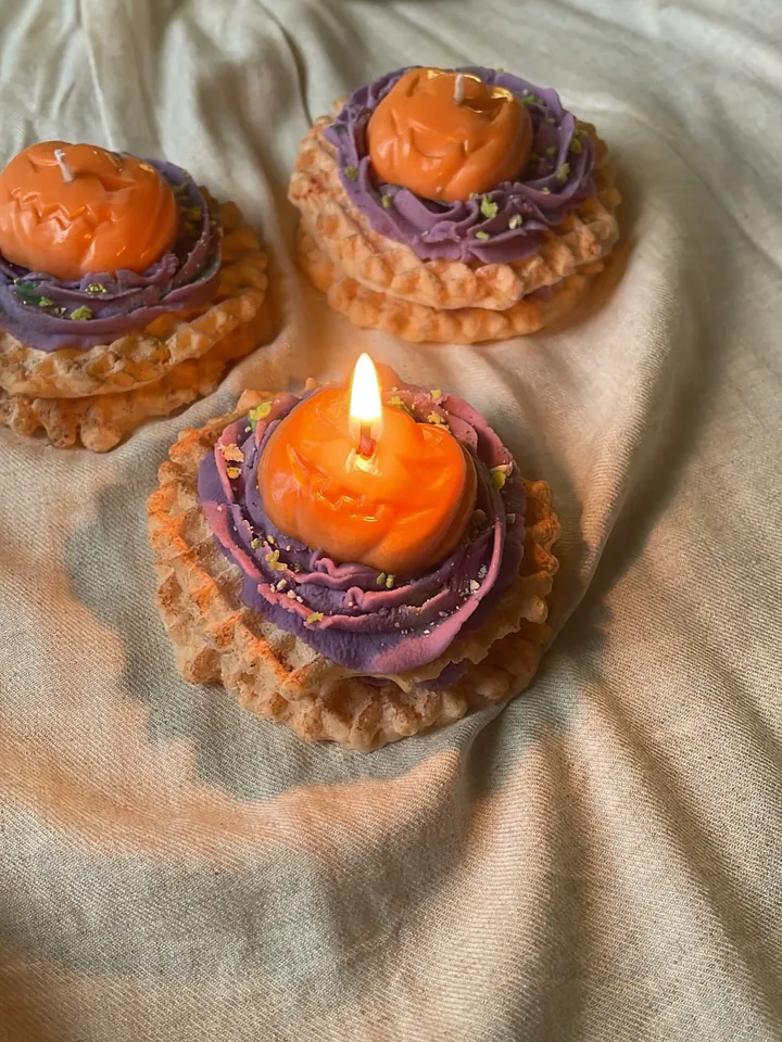 Pumpkin Candle | Halloween Candle | Spooky Season | Ghost Candle | Fall Candle