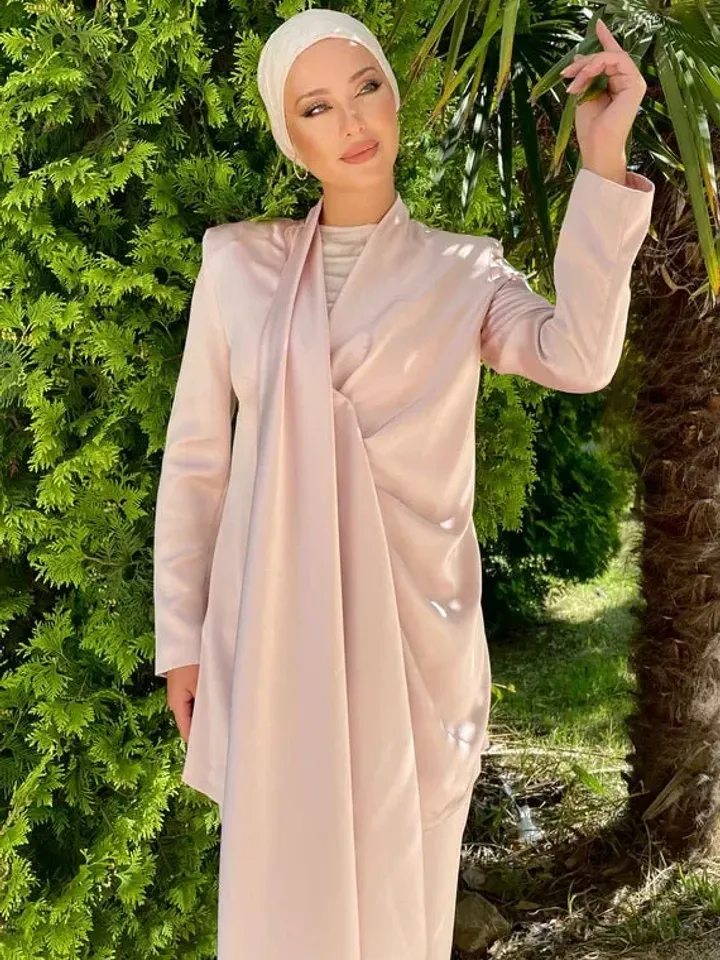 AHUNARE HIJAB - Wedding Dress, Muslim Evening Gown, Nikah, Islamic Wedding, Engagement, Bridesmaid,