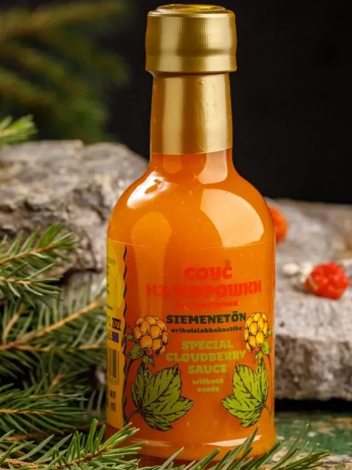 A set of sauces from the berries of the North (cloudberries, cranberries, lingonberries) 3 x 200 gr ( 7.05 oz)
