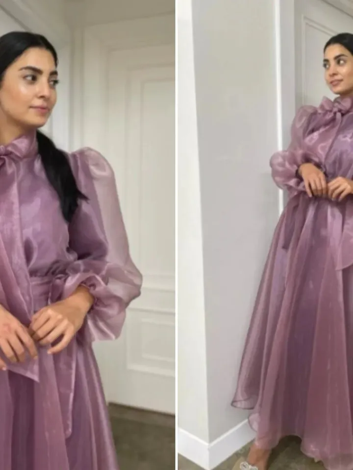AHUNARE HIJAB - Wedding Dress, Muslim Evening Gown, Nikah, Islamic Wedding, Engagement, Bridesmaid
