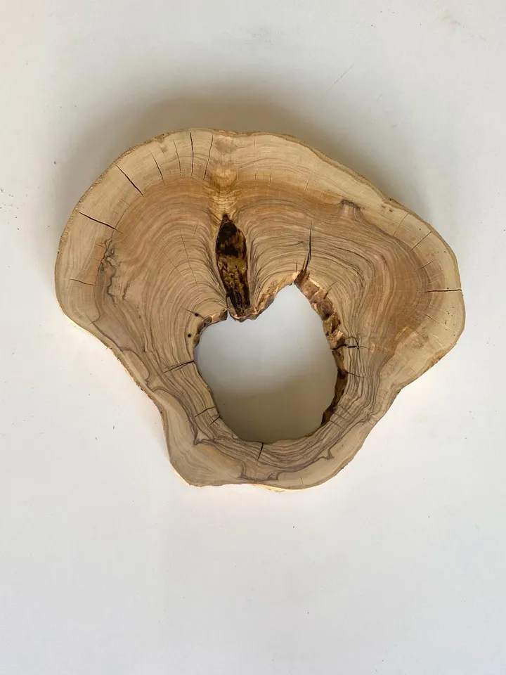 Olive Wood Slab, 11"x10"x1.2" Live Edge Wood Slab, Epoxy Resin Wood, Burl Wood, Tree Slices, READY TO SHIP