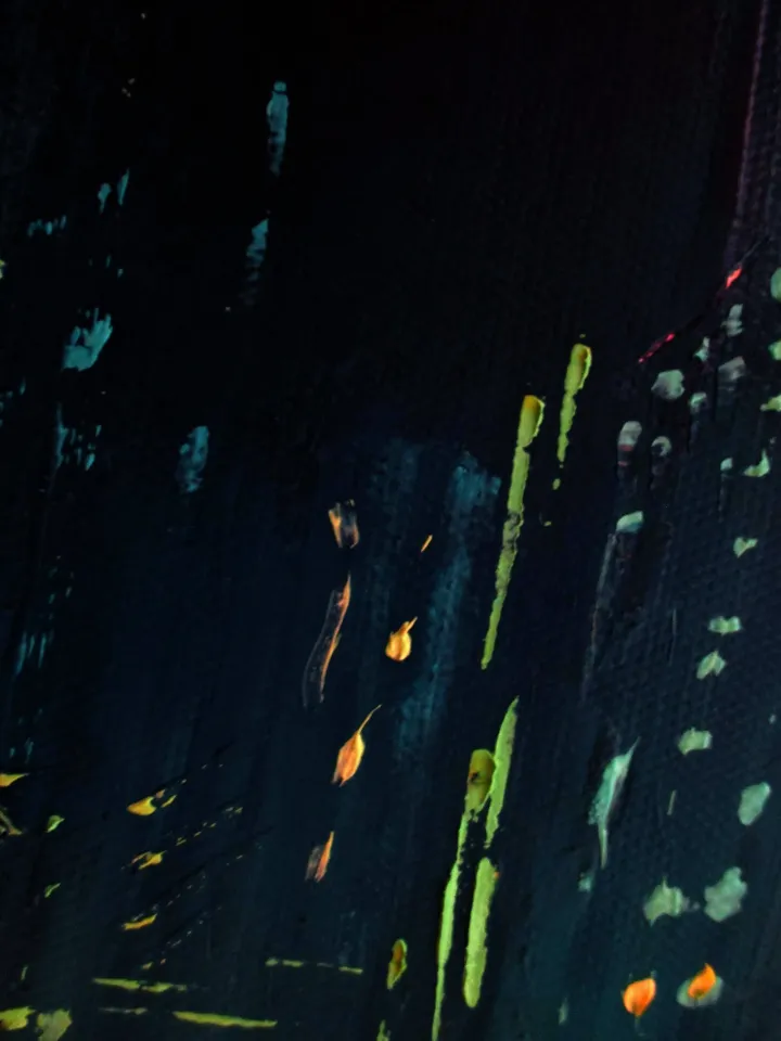 Cyberpunk Painting "TRON CITY" Original Oil Painting on Canvas, Modern City Original Art by "Walperion Paintings"