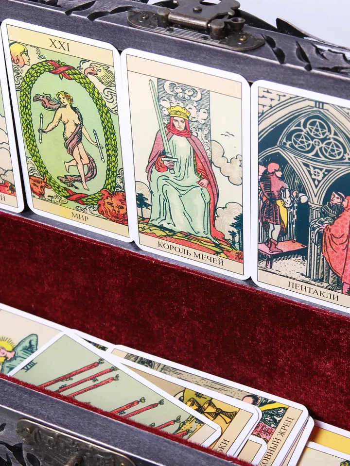 Tarot Card Holder Magic Card Box Tarot Card Box Wooden Tarot Box Tarot Storage Altar box Tarot Cards Box Witch Box / Any size on request