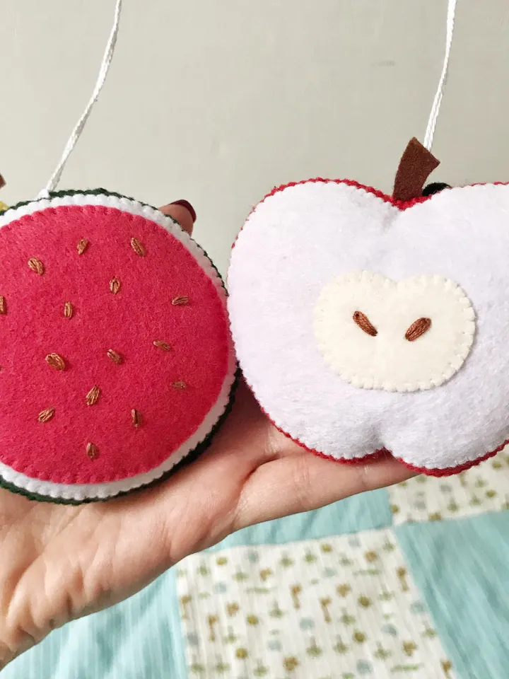 Baby gym hanging toys fruits, Felt baby gym toys, Wooden play gym toys, Activity gym toys