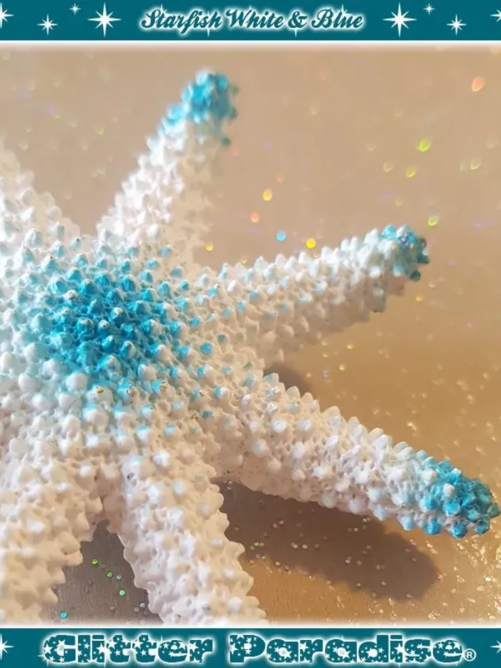 Starfish - Brooch - Sealife Ornament - Mermaid Jewelry - Starfish Jewelry - Retro Beach Jewelry - Starfish Brooch - Glitter Paradise®