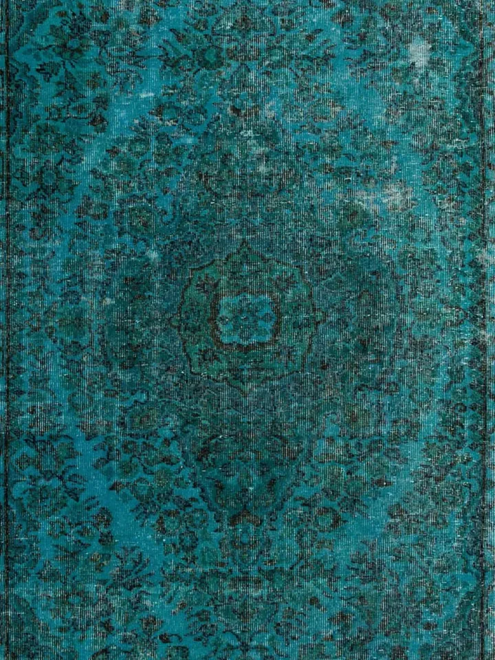 Turkish Rug, Blue Turkish Rug for living room , Home decor, Bohemian Kilim, 5,1 x 8,5  ft