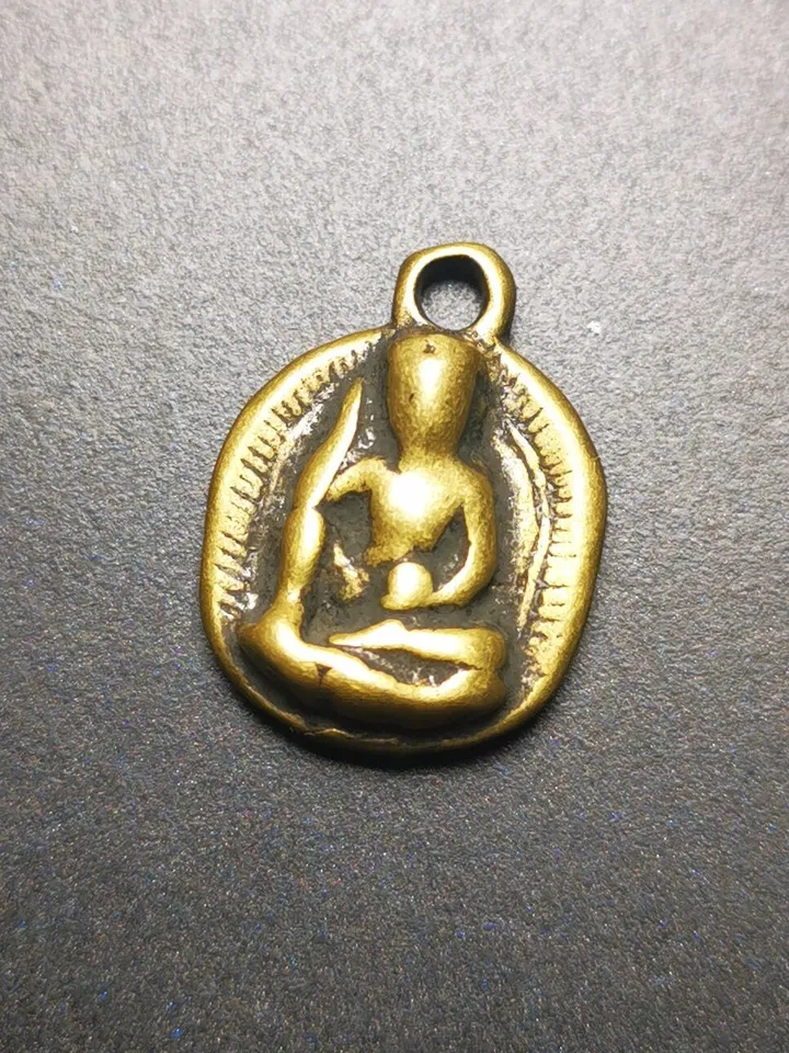 Gandhanra Handmade Amulet,Jetsun Milarepa Pendant, Mala Pendant, Prayer Beads Accessories,Made of Cold Iron