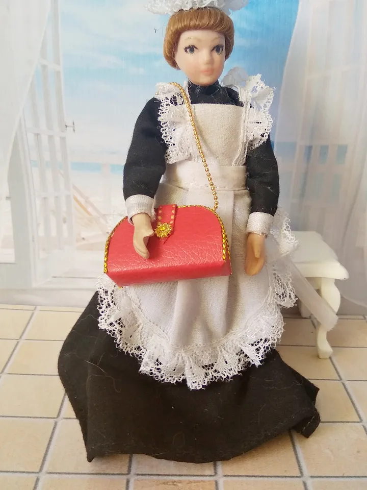 Doll bag. Handmade.1:12 scale.