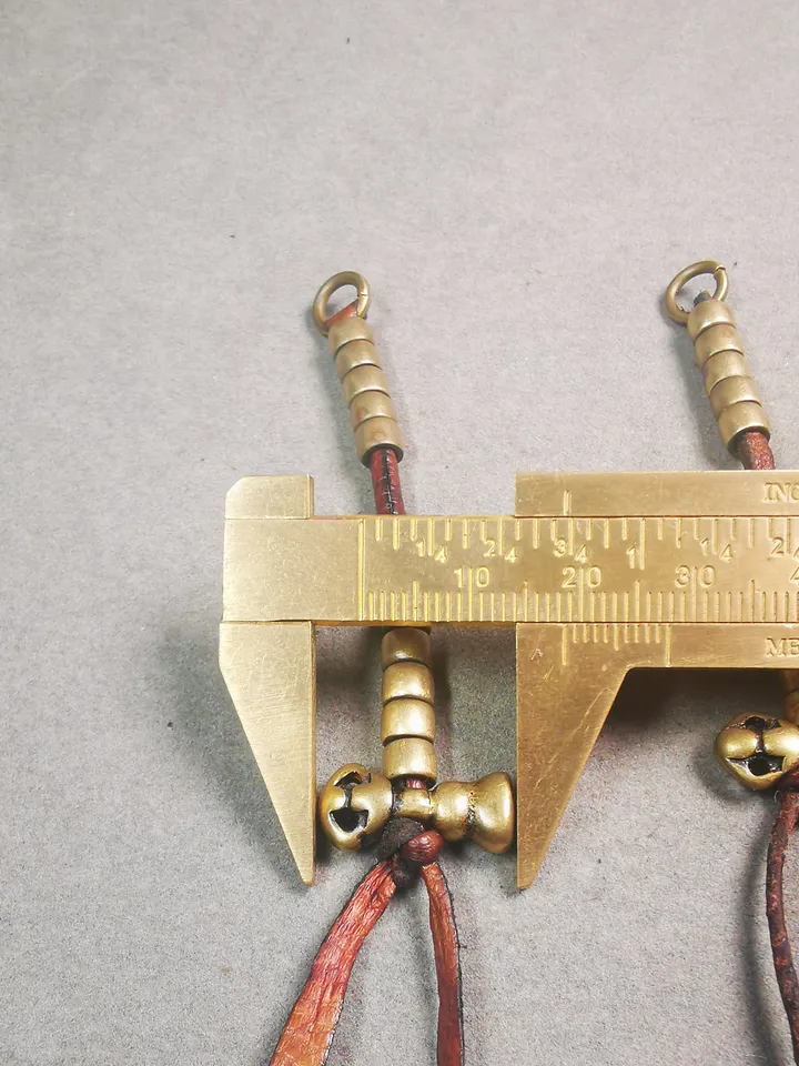 Gandhanra Handmade Tibetan Buddhist Mala Counters,Prayer Bead Counters,with Dorje and Vajra,Made of White Copper