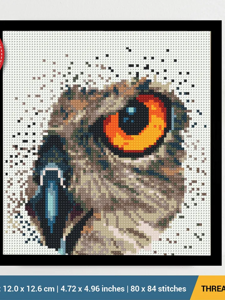 Owl Cross stitch pattern | Embroidery Pattern | Instant Download | Embroidery Designs