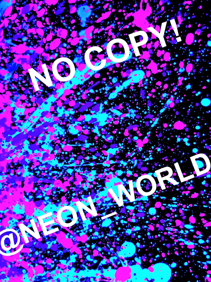 Digital art neon splash for design abstraction "Miami" modern art contemporary art abstract art 2