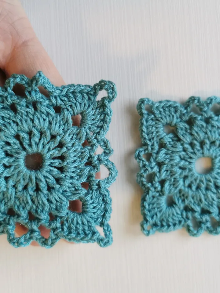 Lacy Granny Squares with This Elegant Pattern - Granny square pattern, Easy crochet openwork square, tutorial, step by step crochet tutorial