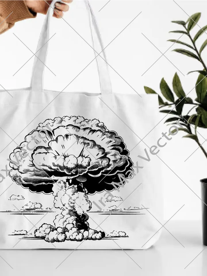 Nuclear Explosion SVG, Mushroom Cloud Svg, Nuclear Explosion Svg, Nuclear Explosion Clipart