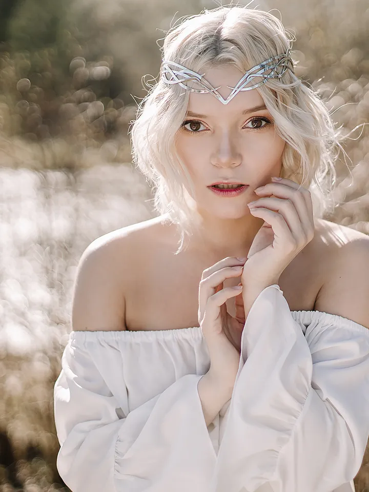 Galadriel crown - LOTR elven tiara - branches and leaves diadem - for elves and fairies