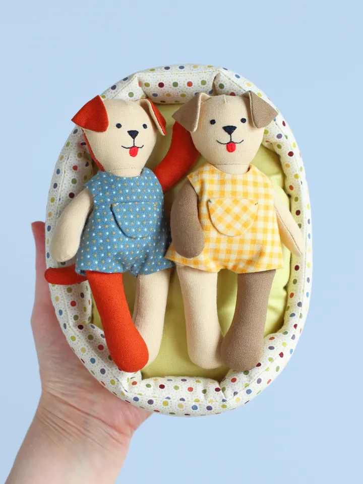 PDF Bed for Mini Pet Doll Sewing Pattern