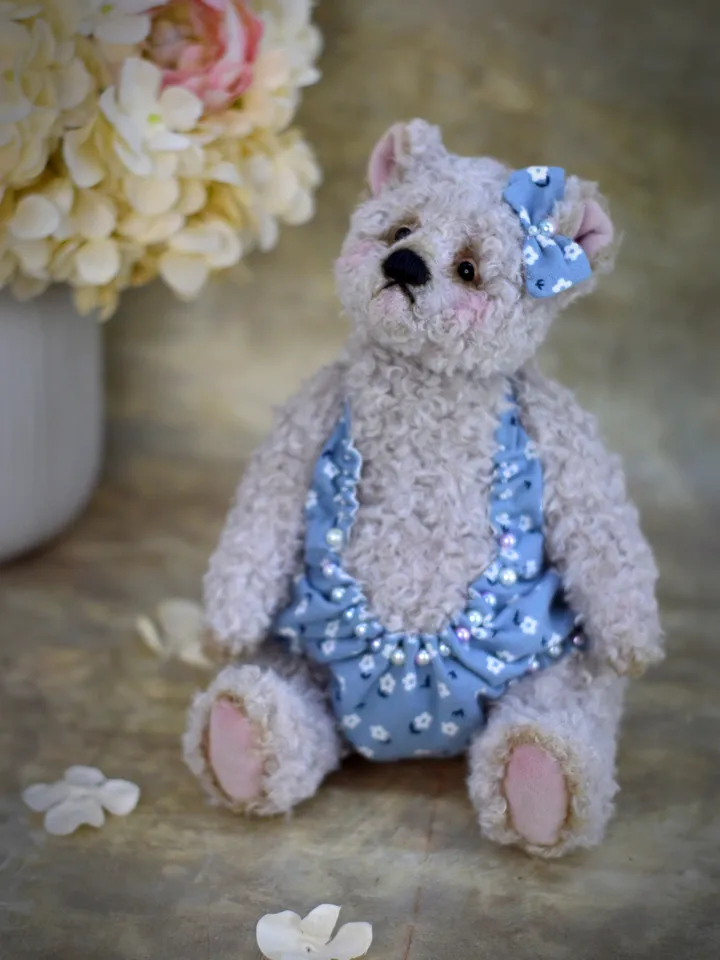 Teddy bear Lenusya, a soft toy