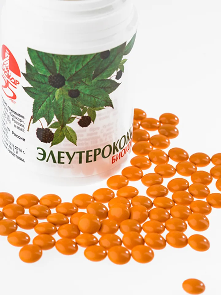 Eleutherococcus, capsules 100 pcs.