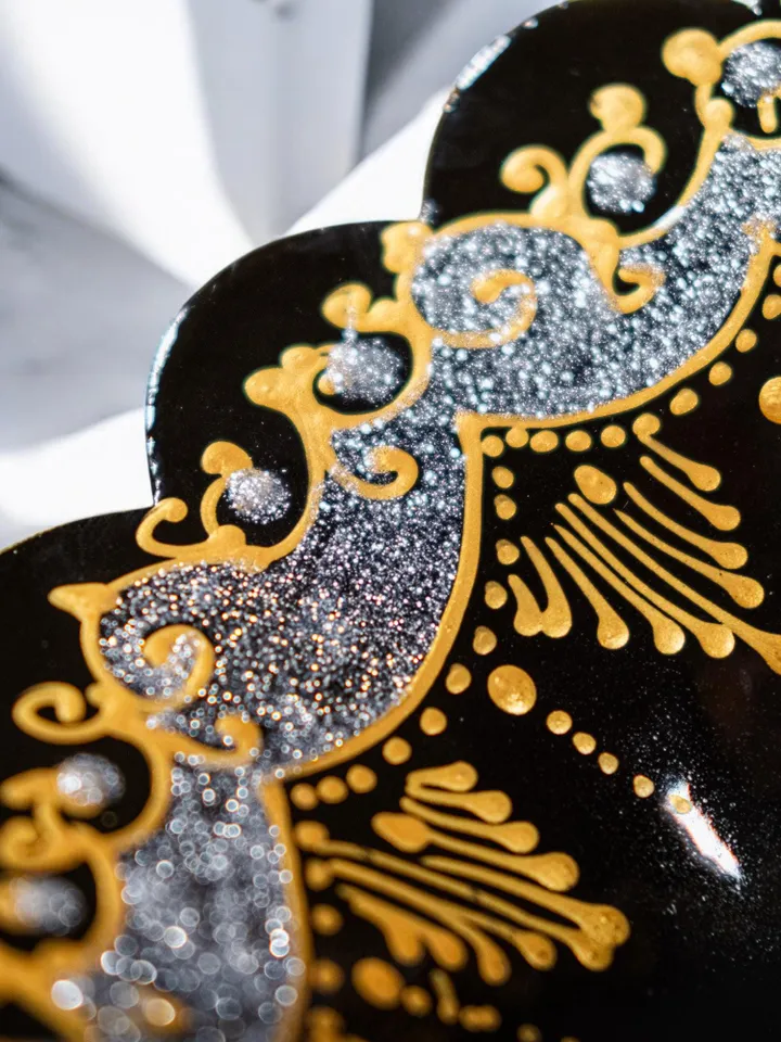 Ceramic Speaker Gramophone, Handpainted Phone Speaker, Ceramic Audio Dock, Unique iPhone Speaker Gift, Home Decor