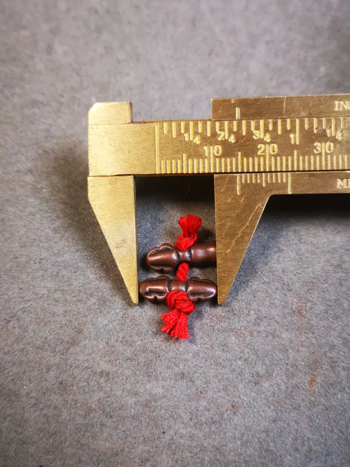 Gandhanra Handmade Tibetan Amulet Pendant,Mini Vajra and Dorje Bell, Mala Marker Bead ,Prayer Bead Accessories