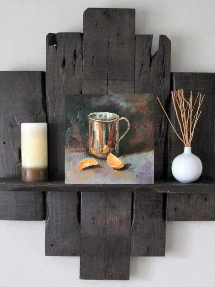 Original Still Life Food Oil Painting
