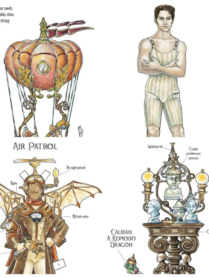 Paper Doll Steampunk Style Digital Download PDF