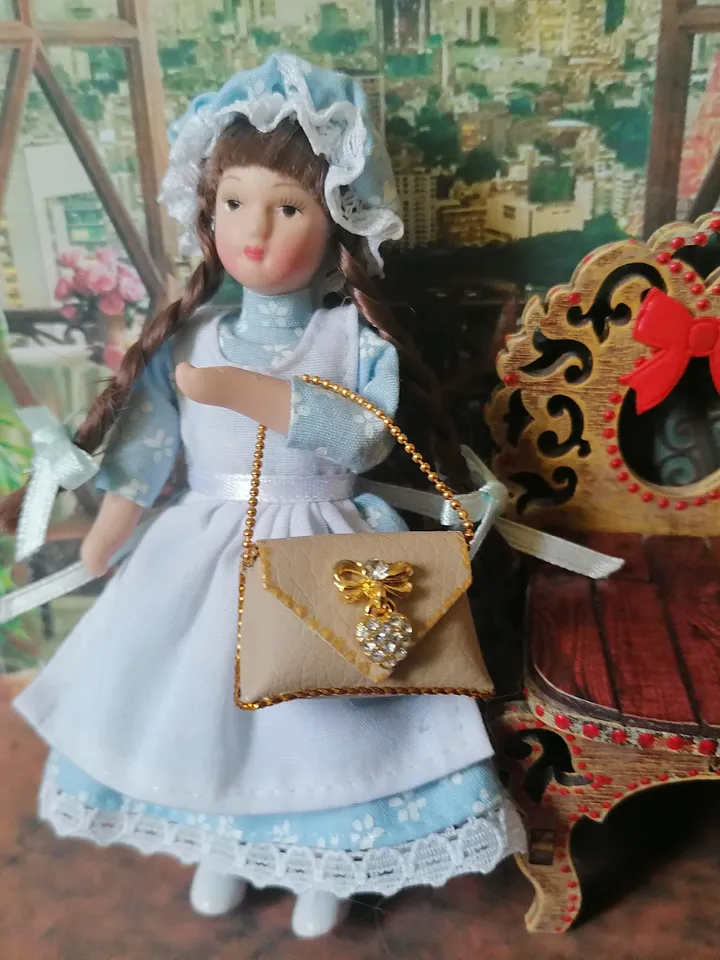 Doll bag. Handmade.1:12 scale.