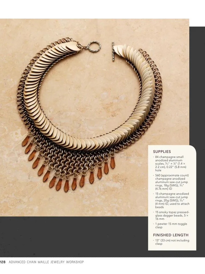 Advanced Chain Maille Jewelry Workshop - Weaving with Rings and Scale Maille