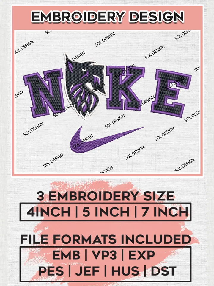 Ni.kee Agnes Scott Scotties Team Logo Embroidery Design Files, NCAA Agnes Scott College Machine Embroidery, NCAA Teams, 3 sizes, NCAA Machine embroidery designs, Digital Download