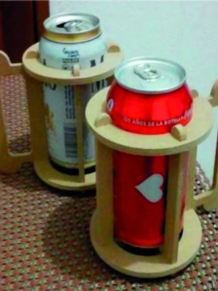 Digital Template Cnc Router Files Cnc Coca Cola Holder Files for Wood Laser Cut Pattern