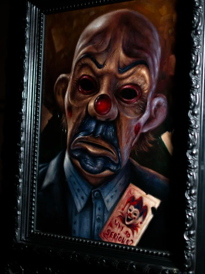 Original oil painting Joker