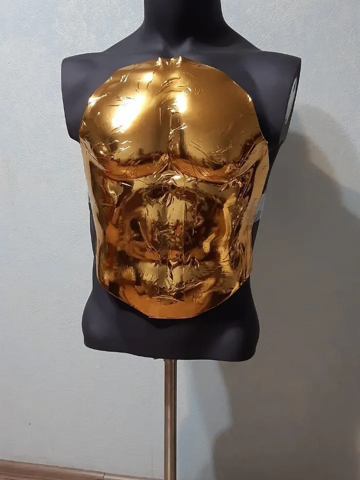 Cuirass Armor StrawberryCostumes-Cosplay-Cuirass-FantasyStrawberry Wolf Armor Chest Suits - Cosplay - Royal - Gold - Chest - Fantasy- Corset