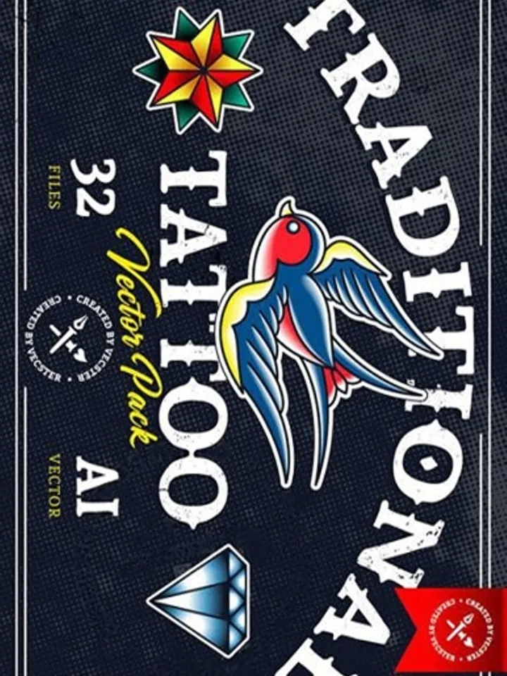 Traditional Tattoo Vector Pack