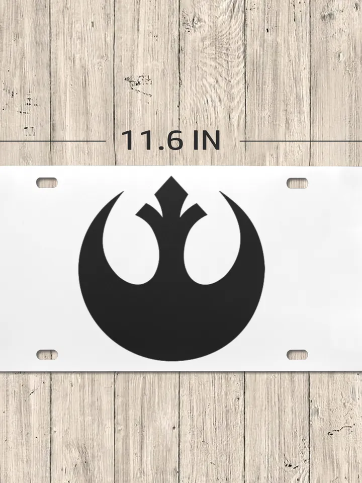 Rebel Resistance Alliance License Plate