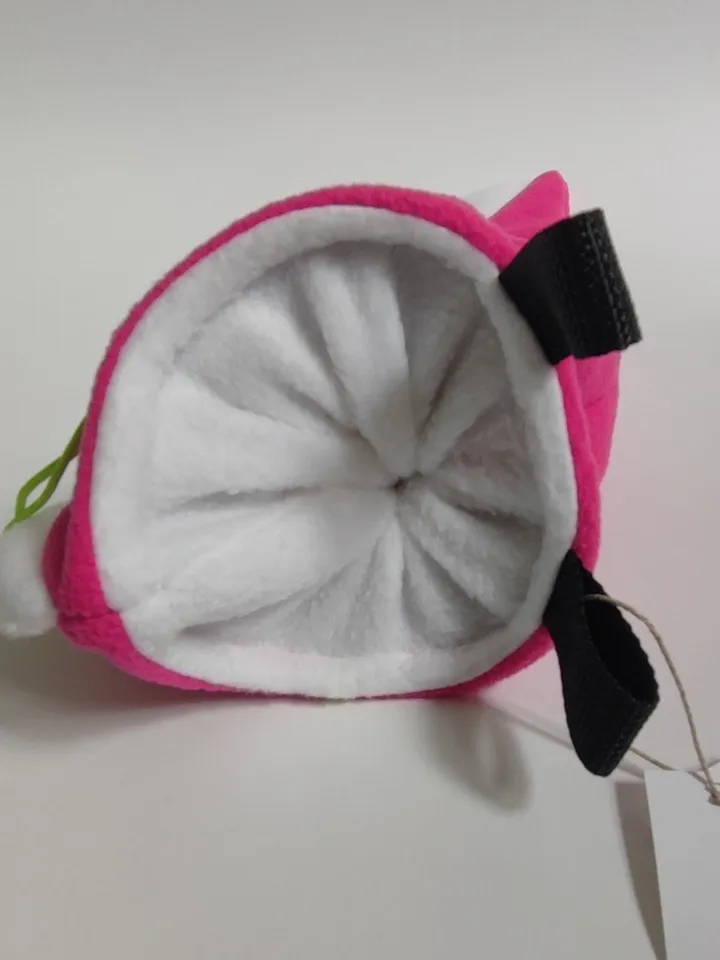 Chalk bag Dino Tail pink for rock climbing