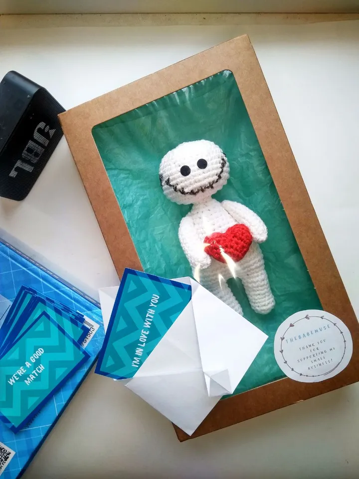 Zombie Doll with heart for Emotional health, mental health, to embrace your emotions