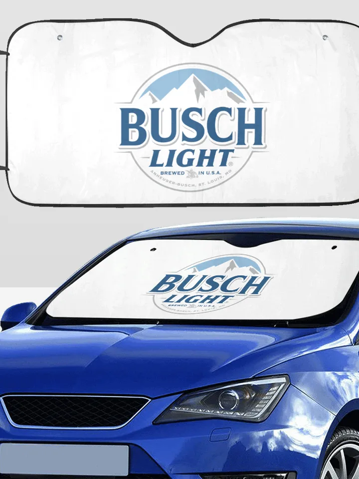 Busch Light Car Sunshade