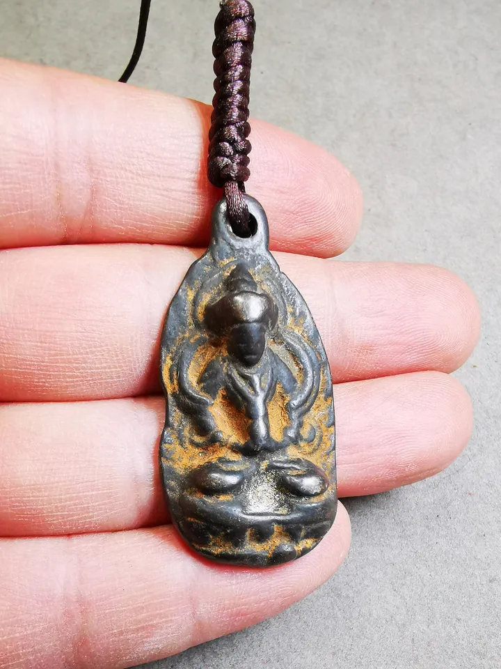 Gandhanra Antique Tibetan Buddhist Statue Badge,Amitayus, Buddha Of Infinite Life,40 Years Old