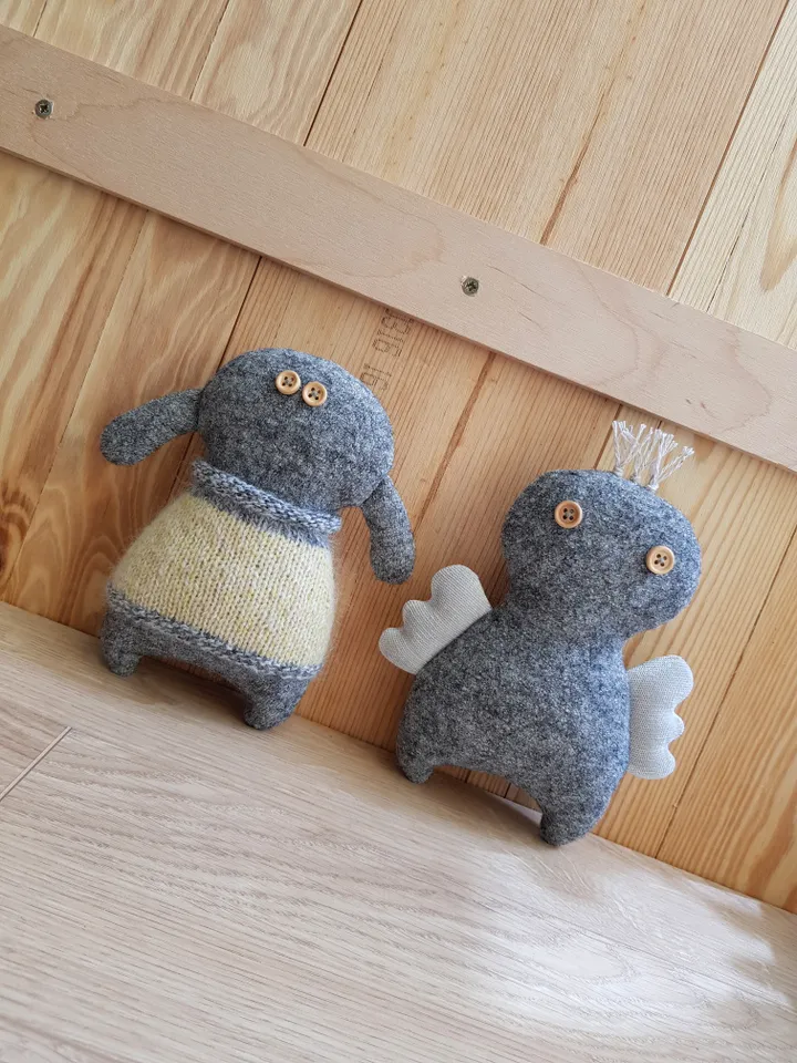 Angel sewing pattern PDF, digital tutorial in english, christmas toy sewing diy
